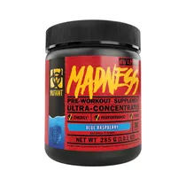 Suplemento Mutant Madness Ultra-Concentrated Pre-Workout Blue Raspberry 285GR