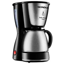 Cafeteira Elétrica Mondial Dolce Aroma C-34JI-15X para Até 15 Xícaras/127V - Preto/Prata