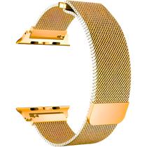 Pulseira Milanese Loop 4LIFE para Apple Watch Caixa de 38/40 MM - Dourado