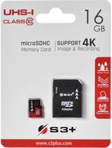 Memoria Micro SD S3+ S3SDC10U1/16GB-R 16GB Uhs-I Class 10