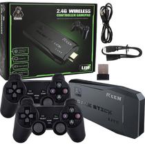 Console Keen Game Stick Lite 4K Ultra HD com 2 Controles - Preto