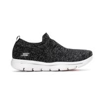 Tenis Skechers Feminino Gowalk Evolution Assurance Preto/Branco 15746BKW 15746BKW