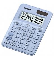 Calculadora Casio MS-7UC-LB - 10 Digitos - Celeste