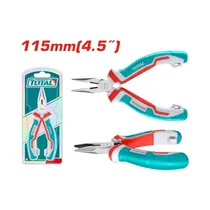 Mini Alicate de Punta Larga Total THTMN256 11.5 CM