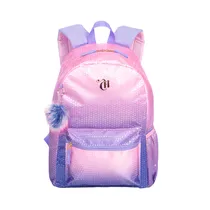 Mochila Sestini Capricho Paetê Lentejuelas 075965-08 Rosa Lila