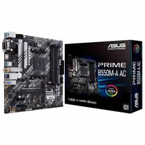 Placa Mãe Asus Prime B550M-A Ac Socket AM4 Chipset AMD B550 DDR4 Micro ATX