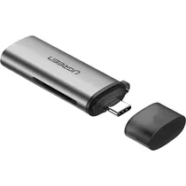 Leitor de Cartão Ugreen CM184 USB-C - Cinza
