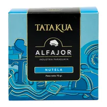 Alfajor Tatakua Recheado Nutella e Cobertura de Chocolate Ao Leite 70G