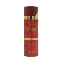 Spray Corporal Perfumado Fragrance World Brown Orchid Ruby Feminino 200ML