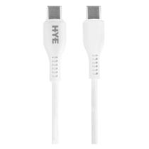 Cabo Hye HYE30CC USB-C para USB-C 60W 1 Metro - Branco