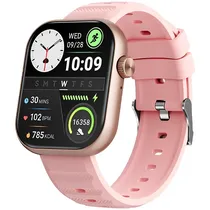 Relogio Smartwatch Itel Fit ISW-020 / 2.04" / com Bluetooth + Pulseira - Rose Gold