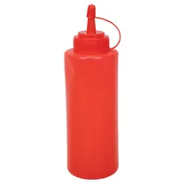 Kit de 4 Garrafas para Molhos - Vermelho