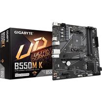 Placa Mãe Gigabyte B550M K AM4 DDR4 Micro ATX