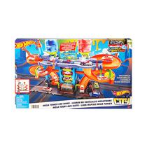 Pista de Juego Mattel Hot Wheels City Mega Tower Car Wash Color Shifters HDP05