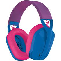 Fone de Ouvido Gamer Logitech G435 Lightspeed Sem Fio - Blue/Raspberry (981-001061)