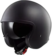 Capacete para Moto LS2 Spitfire OF599 - Tamanho XL (61-62) - Matt Black