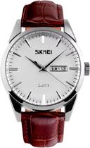 Relogio Skmei 9073 Silver/White - Masculino