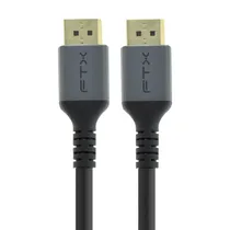 Cabo Displayport Macho para Displayport Macho 1.2, 5M, FTX CT-AV585-P01G SG5, 4K, 60HZ/120HZ, 30AWG, Preto