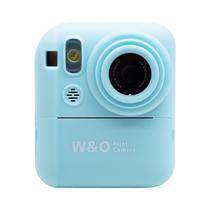 Camera para Crianca Print Q1 W&O / 1200MAH / Inclui Papel Termico (3 Pecas) / 7.4V - Azul Claro