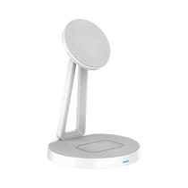 Soporte Magnetico Inalambrico Wiwu M13 2 En 1 30W Blanco