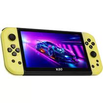 Mini Console Portatil X80 16 GB - Amarelo