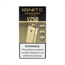 Dispositivo Descartavel Ignite V250 25000 Puffs Gold Pineapple Mango