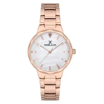Relógio Analógico Feminino Daniel Klein DK.1.12702-2 Premium Ladies / Pulseira de Aço Inoxidável - Rose Gold