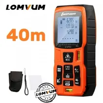 Lomvum 40 M 60 M 80 M 100 M Telêmetro A Laser Bateria-Powered Digital Laser Medidor de Distância A L
