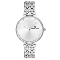 Relógio Analógico Feminino Daniel Klein DK.1.12666-1 Premium Ladies / Pulseira de Aço Inoxidável - Prata