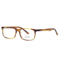 Óculos de Grau Unissex Visard HD104 C4 54-16-140 - Marrom e Amarelo