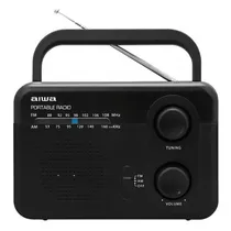 Rádio Portátil Aiwa AW-FML4 AM-FM Bivolt Preto