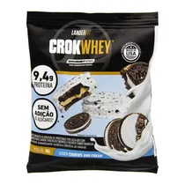 Alfajor de Proteína Crokwhey Landerfit Cookies Cream 50G