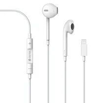 Fone de Ouvido Devia com Cabo Lightning C07 - White