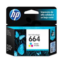 Cartucho HP 664 2ML Color - F6V28AL