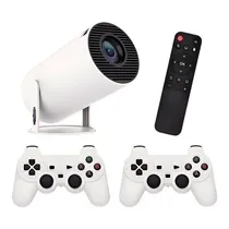 Projetor X10 Plus HY300-A - HDMI/USB - 4K - Wi-Fi/Bluetooth - com 2X Controles e Jogos - Bivolt - Branco