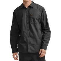 Camisa Caterpillar Masculino Foundation Convertible LS XL Preto - 4020021-10121