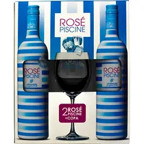 Vinho Vinovalie 2 Rose Piscine + Copo - 750ML