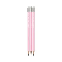Lápiz de Grafito Con Borrador Stabilo Swano Pastel 8237 Rosa Pastel 3 Unidades