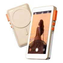 Tela de Selfie Magnética RK-X40F Ultra 3RD - para Celular - Wi-Fi - 4" - Branco