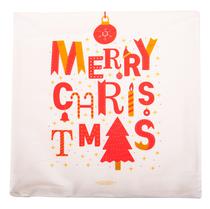 Almofada 45X45 Merry Chrisma Times Fundo Branco