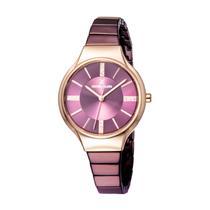 Relogio Analogico Feminino Daniel Klein Premium DK11947-7 - Roxo/Dourado