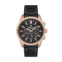 Relogio Analogico Masculino Daniel Klein Exclusive DK.1.12588-3 - Preto/Rosa Ouro