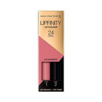 Set de Cosmeticos Max Factor Lipfinity 24HS 010 Whisper 2 Piezas