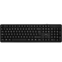 Teclado Mtek KB-8187 USB Espanhol Slim Negro