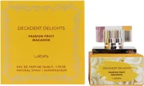 Perfume Lattafa Decadent Delights Passion Fruit Macaron Edp 50ML - Feminino
