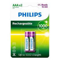 Pilha AAA Recarregavel Philips R03B2RTU10/97 2UNI