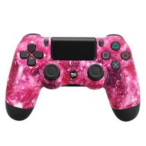 Controle PS4 Playgame Dualshock Pink Galaxy