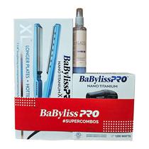 Prancha Alisadora Babylisspro Nano Titanium XL + Secador Bambino + Klasse Thermal