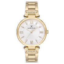 Relogio Analogico Feminino Daniel Klein DK.1.12712-4 Premium Ladies / Pulseira de Aco Inoxidavel - Dourado