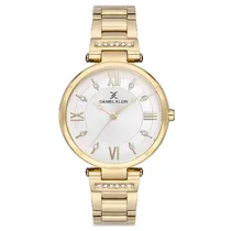 Relógio Analógico Feminino Daniel Klein DK.1.12712-4 Premium Ladies / Pulseira de Aço Inoxidável - Dourado